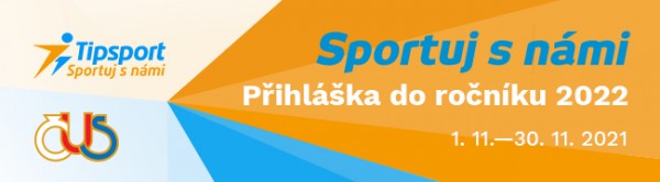 Projekt Tipsport Sportuj s námi bude probíhat i v roce 2022!