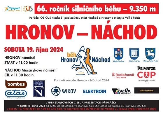 66. ročník silničního běhu Hronov - Náchod